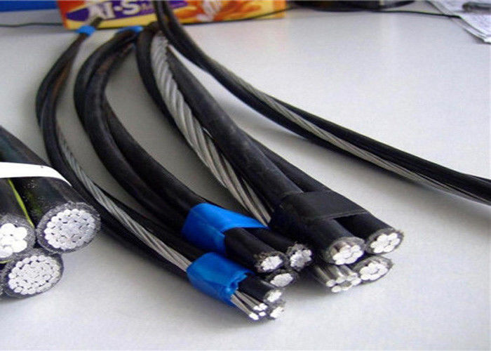 Duplex Aac Phase Acsr Neutral Conductor Service Drop Cable With PVC Jacket